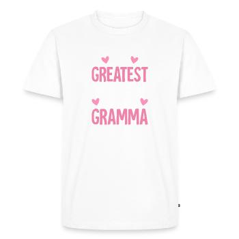 Mes plus grandes bénédictions Appelez-moi grand-mère drôle - T-shirt Premium bio Homme - blanc - Devant - Nico (187cm)