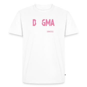 Dogma Funny Definition Dog Grandma Puppy Granddog - Men's Premium Organic T-Shirt - white - Front - Nico (187cm)