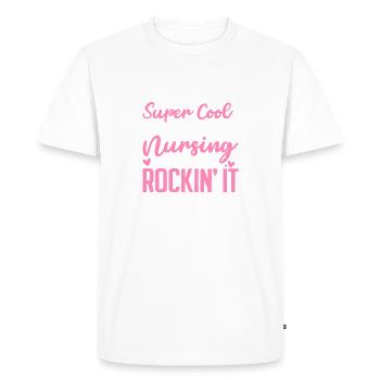 Directeur super cool des soins infirmiers médicaux - T-shirt Premium bio Homme - blanc - Devant - Nico (187cm)