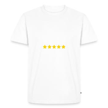 Le plus grand coroner du monde Coroner adjoint drôle - T-shirt Premium bio Homme - blanc - Devant - Nico (187cm)