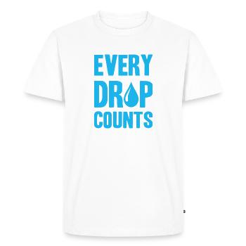 Rainwater tank - collecting rainwater - Men's Premium Organic T-Shirt - white - Front - Nico (187cm)