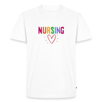 Director Of Nursing Medical Nursing RN Healthcare - Men's Premium Organic T-Shirt - white - Front - Nico (187cm)