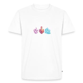 Lapidary - Rock Collector Geode Hunter - Men's Premium Organic T-Shirt - white - Front - Nico (187cm)