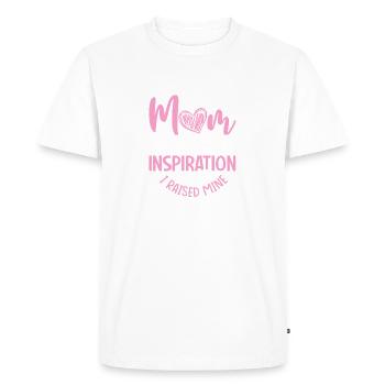 Senior Mom Class Of 2024 Funny Senior Graduation - T-shirt Premium bio Homme - blanc - Devant - Nico (187cm)