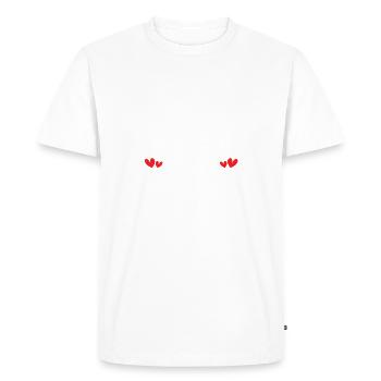 Something Beautiful Is About to Happen IVF - Men's Premium Organic T-Shirt - white - Front - Nico (187cm)