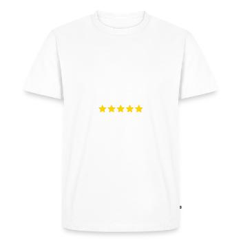 Plus grand cinéaste du monde : Réalisation drôle - T-shirt Premium bio Homme - blanc - Devant - Nico (187cm)
