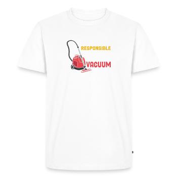 School Custodian Maid Cleaning Janitor Custodial - Men's Premium Organic T-Shirt - white - Front - Nico (187cm)