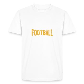 Fantasy Football Champion Commissaire Funny FFL - T-shirt Premium bio Homme - blanc - Devant - Nico (187cm)