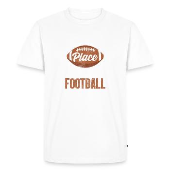 Second Place Fantasy Football Commissioner Funny - Men's Premium Organic T-Shirt - white - Front - Nico (187cm)