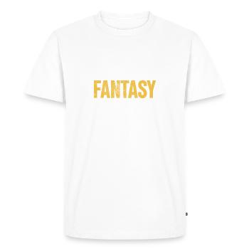 Ce gars est une légende du football fantastique FFL - T-shirt Premium bio Homme - blanc - Devant - Nico (187cm)