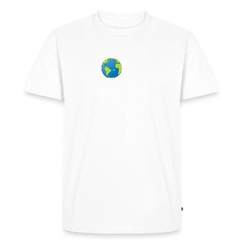 Love Your Mother Earth Environmentalist Funny - Men's Premium Organic T-Shirt - white - Front - Nico (187cm)