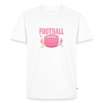 Fantasy Football Queen FFL Filles Commish Draft - T-shirt Premium bio Homme - blanc - Devant - Nico (187cm)