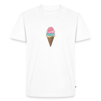 Frozen Cream Lover Squad Drôle de collations d’été Sucré - T-shirt Premium bio Homme - blanc - Devant - Nico (187cm)