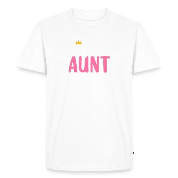 Concours de beauté Tante Glitz Glam Concours de beauté Tante - T-shirt Premium bio Homme - blanc - Devant - Nico (187cm)