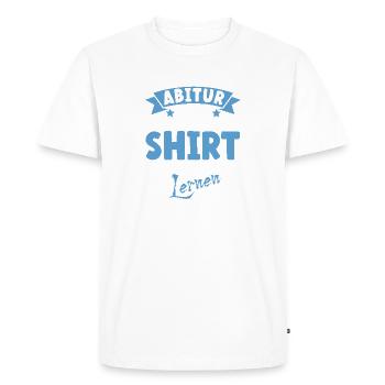 Abitur 2025 Abitur Abitur Gift Boys - Men's Premium Organic T-Shirt - white - Front - Nico (187cm)