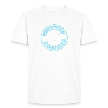 Abitur 2025 Abiturienten Abitur Abitur Abitur Exam Gift - Men's Premium Organic T-Shirt - white - Front - Nico (187cm)