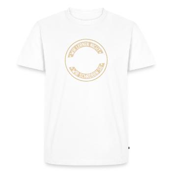 Matura 2024 Cadeau de fin d’études Matura Matura - T-shirt Premium bio Homme - blanc - Devant - Nico (187cm)