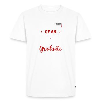 Bonus Dad Of A 2024 Graduate Funny Graduation - Men's Premium Organic T-Shirt - white - Front - Nico (187cm)