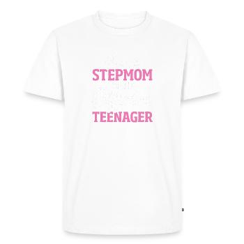Drôle Belle-mère 13ème Anniversaire Officiel Adolescent 13 - T-shirt Premium bio Homme - blanc - Devant - Nico (187cm)