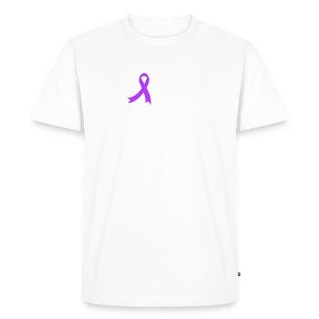 Épilepsie Warrior Trouble du système nerveux - T-shirt Premium bio Homme - blanc - Devant - Nico (187cm)