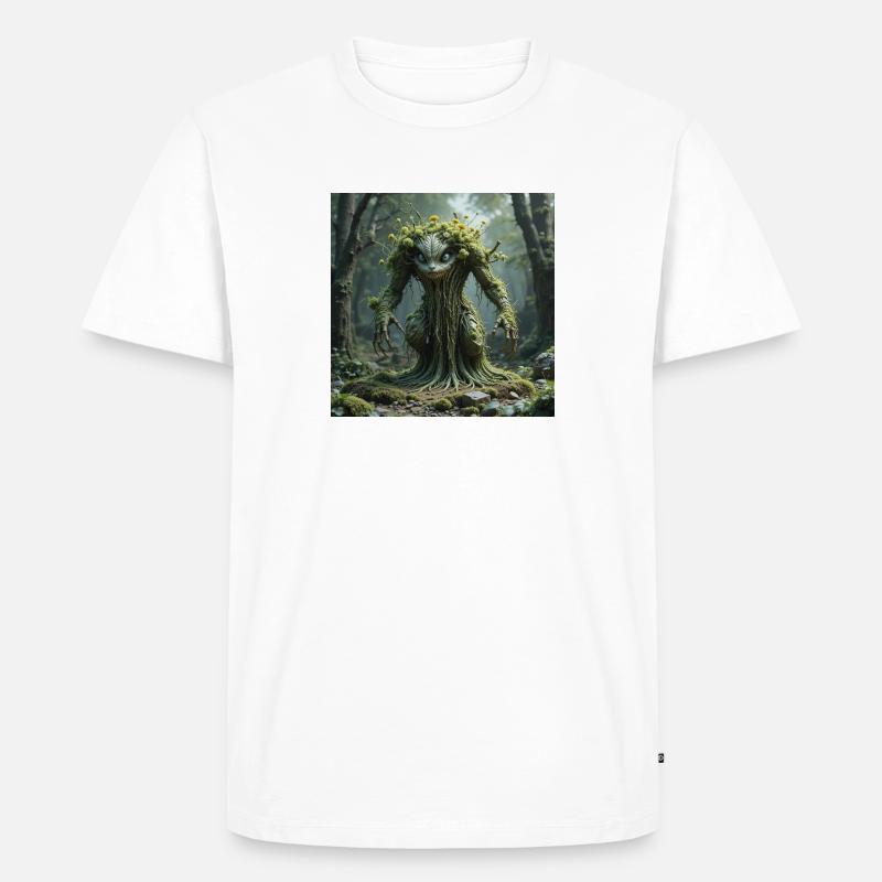 Pflancicilus - Männer Premium Bio T-Shirt - Weiß