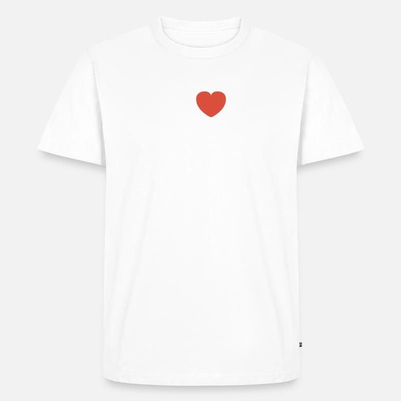 Honigdachs - Männer Premium Bio T-Shirt - Weiß