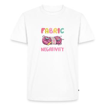 Funny Quilting Sew Fabric Needle Hand Stitching - Men's Premium Organic T-Shirt - white - Front - Nico (187cm)