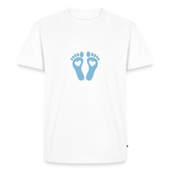 Première fois maman est 2025 maman grossesse drôle - T-shirt Premium bio Homme - blanc - Devant - Nico (187cm)