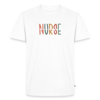 Forensic Nurse Appreciation Funny Nurse - Men's Premium Organic T-Shirt - white - Front - Nico (187cm)