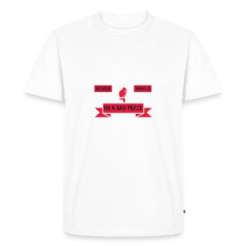 Il n’y a jamais eu de bonne guerre ou de mauvaise paix - T-shirt Premium bio Homme - blanc - Devant - Nico (187cm)