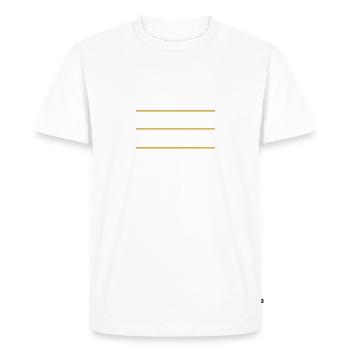 Remarquez, que la levure de bonne bière, est meilleure que - T-shirt Premium bio Homme - blanc - Devant - Nico (187cm)
