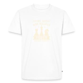 One bad move nullifies forty good ones - Men's Premium Organic T-Shirt - white - Front - Nico (187cm)