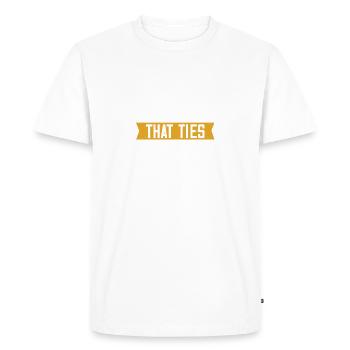 Le sommeil est la chaîne d’or qui lie la santé et - T-shirt Premium bio Homme - blanc - Devant - Nico (187cm)