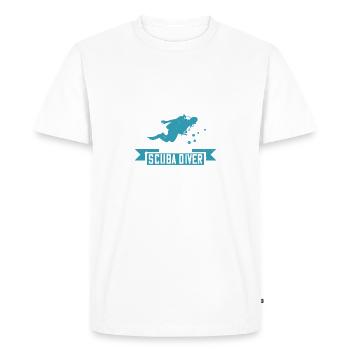 Croyez-moi, je suis un plongeur sous-marin - T-shirt Premium bio Homme - blanc - Devant - Nico (187cm)