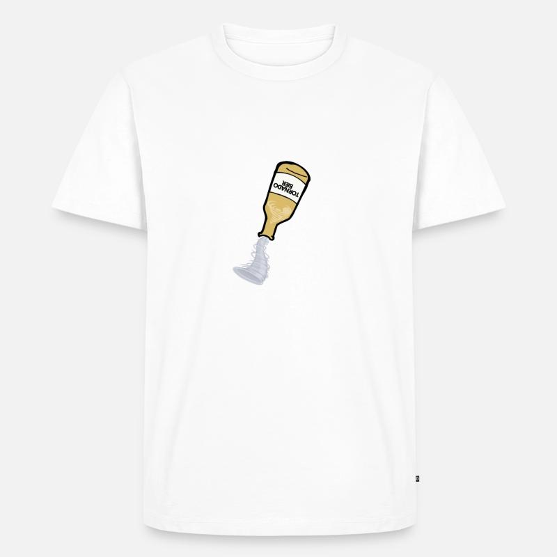 Entzündet den Tornado - Männer Premium Bio T-Shirt - Weiß