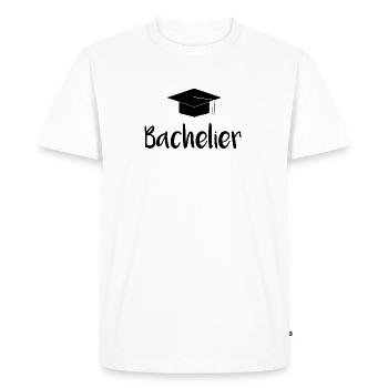 bachelier - T-shirt Premium bio Homme - blanc - Devant - Nico (187cm)