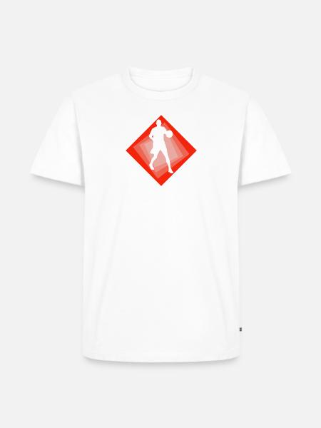 Basketball Player Hooping Hoop - Men's Premium Organic T-Shirt - white