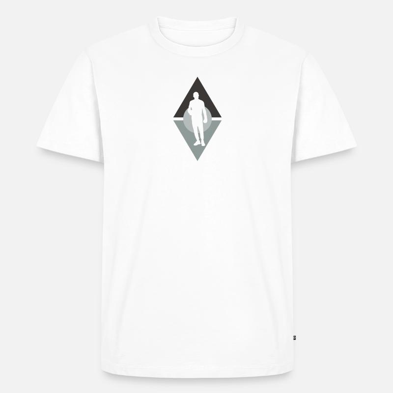 Boxer Hook - Männer Premium Bio T-Shirt - Weiß