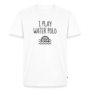 Water Polo / Waterpolo / Water-Polo / Wasserball - Men's Premium Organic T-Shirt - white - Front - Nico (187cm)