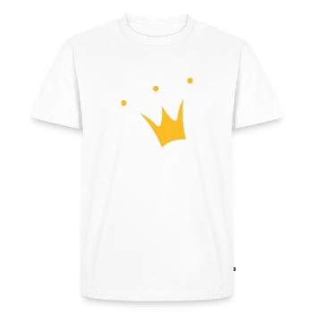 Crown Crown Princess Crown Princess Prince - Men's Premium Organic T-Shirt - white - Front - Nico (187cm)