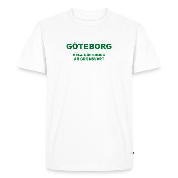 Gothenburg - The whole of Gothenburg is green-black - Men's Premium Organic T-Shirt - white - Front - Nico (187cm)