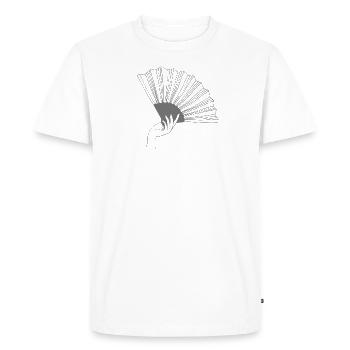 sujets - T-shirt Premium bio Homme - blanc - Devant - Nico (187cm)