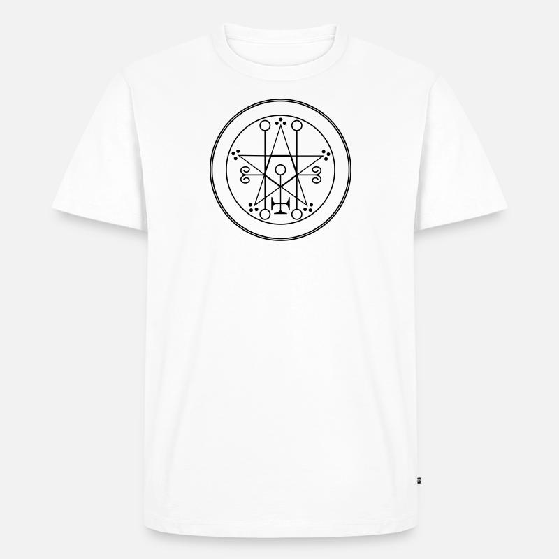 Astaroth Seal - Männer Premium Bio T-Shirt - Weiß
