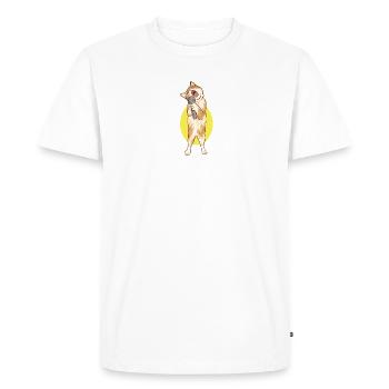 Lustige Tiere - Männer Premium Bio T-Shirt - Weiß - Vorne - Nico (187cm)