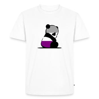 Panda ACE - T-shirt Premium bio Homme - blanc - Devant - Nico (187cm)