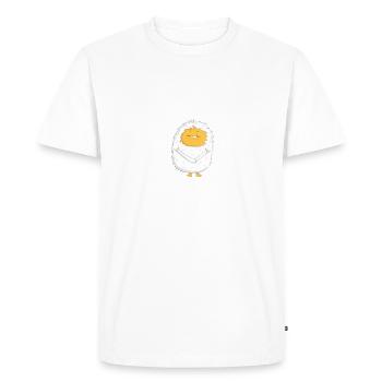 Hide and SeekYeti - Men's Premium Organic T-Shirt - white - Front - Nico (187cm)