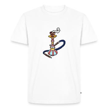 shisha - T-shirt Premium bio Homme - blanc - Devant - Nico (187cm)