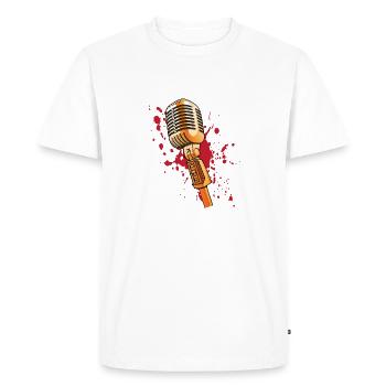Micro bloddy - T-shirt Premium bio Homme - blanc - Devant - Nico (187cm)