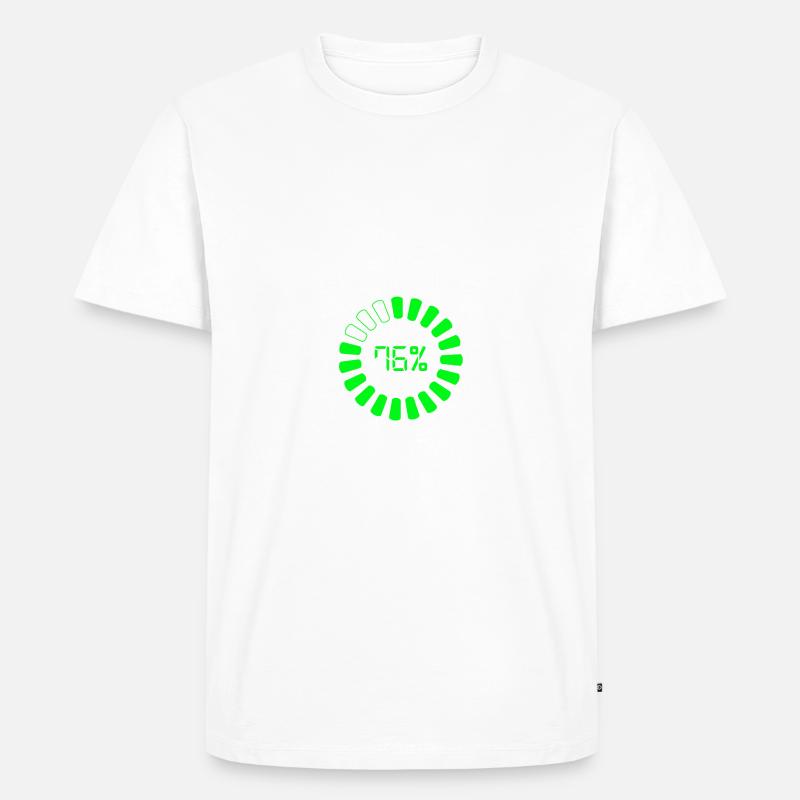 Fart Loading - Männer Premium Bio T-Shirt - Weiß