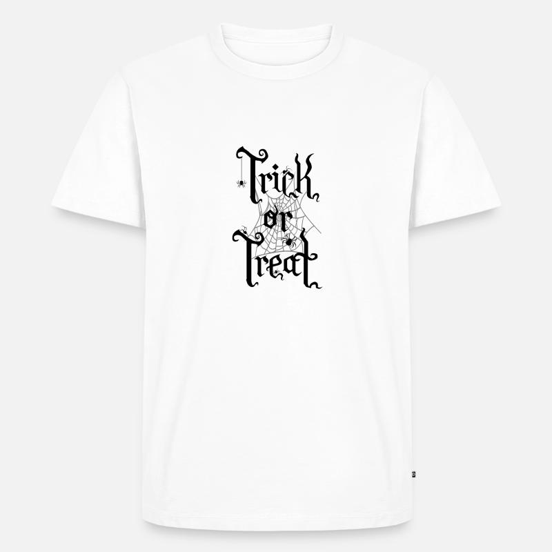 Süßes oder Saures - Männer Premium Bio T-Shirt - Weiß